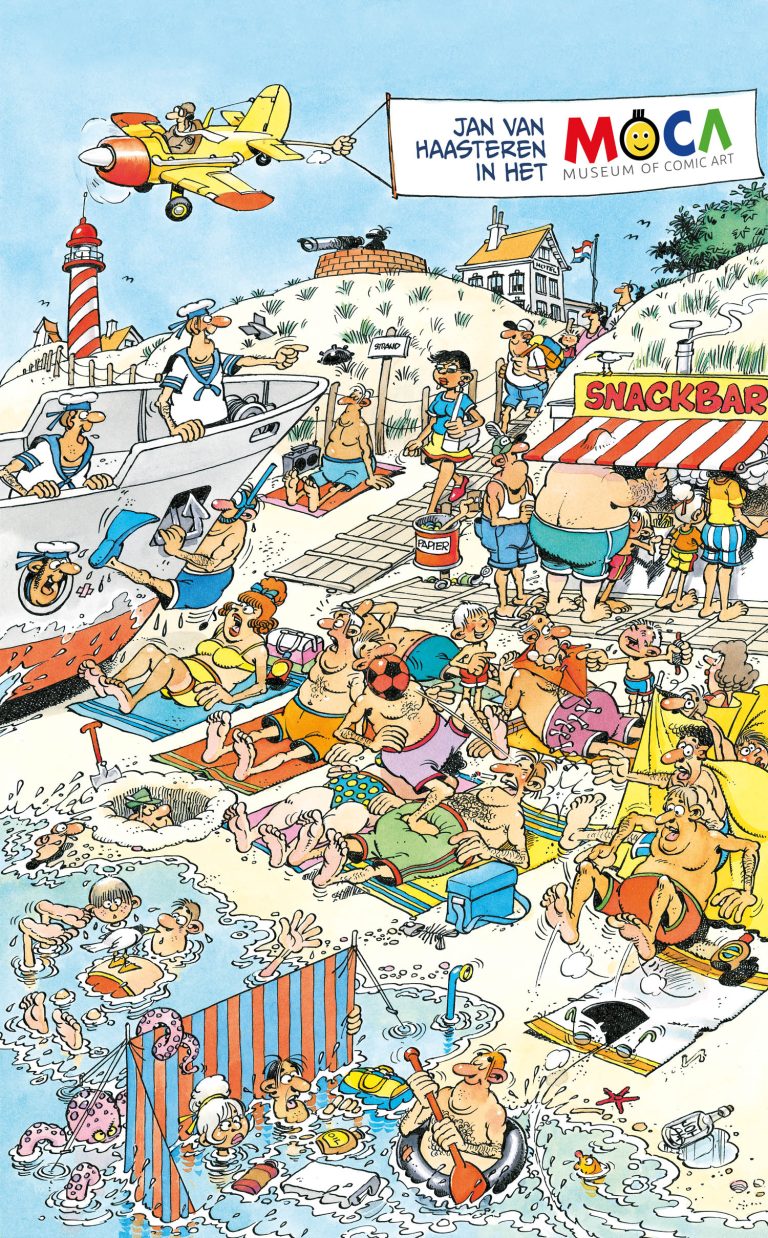 Expositie Jan van Haasteren ‘The Missing Pieces of a Comic Artist’ — museum-expo in Noordwijk